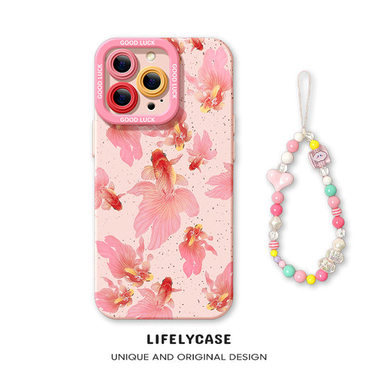 iPhone beads series | Beautiful Painting Liquid Silicone Phone Case