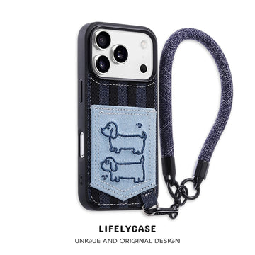 iPhone Lanyard Series | Cartoon Phone Case with a Keychain