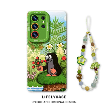 Samsung Series | "Cartoon Mole" Liquid Silicone Phone Case
