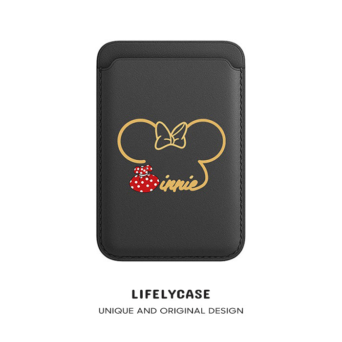 iPhone Series | Disney Cartoon Leather Wallet with MagSafe