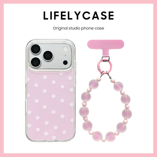 iPhone Lanyard Series | Macaron Dots Phone Case