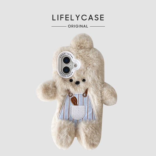 iPhone Lanyard Series | Cute Bear Plush Phone Case