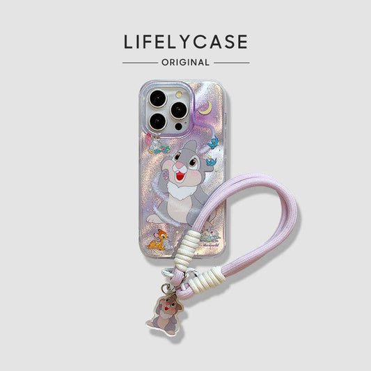 iPhone Lanyard Series | Cute Cartoon Rabbit Phone Case