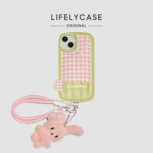 iPhone Lanyard Series | Bunny Charm Phone Case