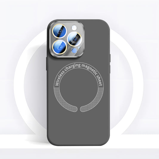 iPhone MagSafe Series | All-Inclusive Lens Protection Liquid Silicone Phone Case