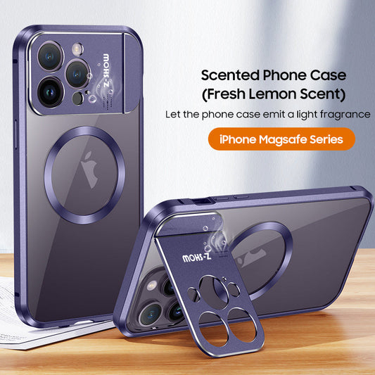 Série iPhone MagSafe | Étui de téléphone en métal Magsafe pour lunettes de protection