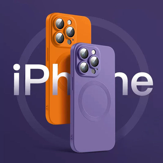 Serie MagSafe para iPhone | Funda de silicona líquida para teléfono